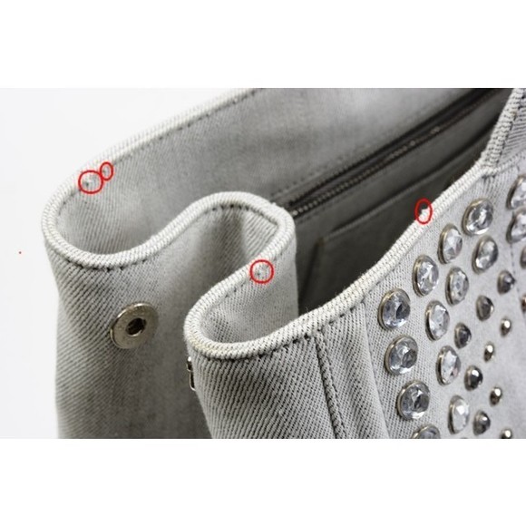 Prada Bag Tote Jeweled Canapa - Picture 3 of 7